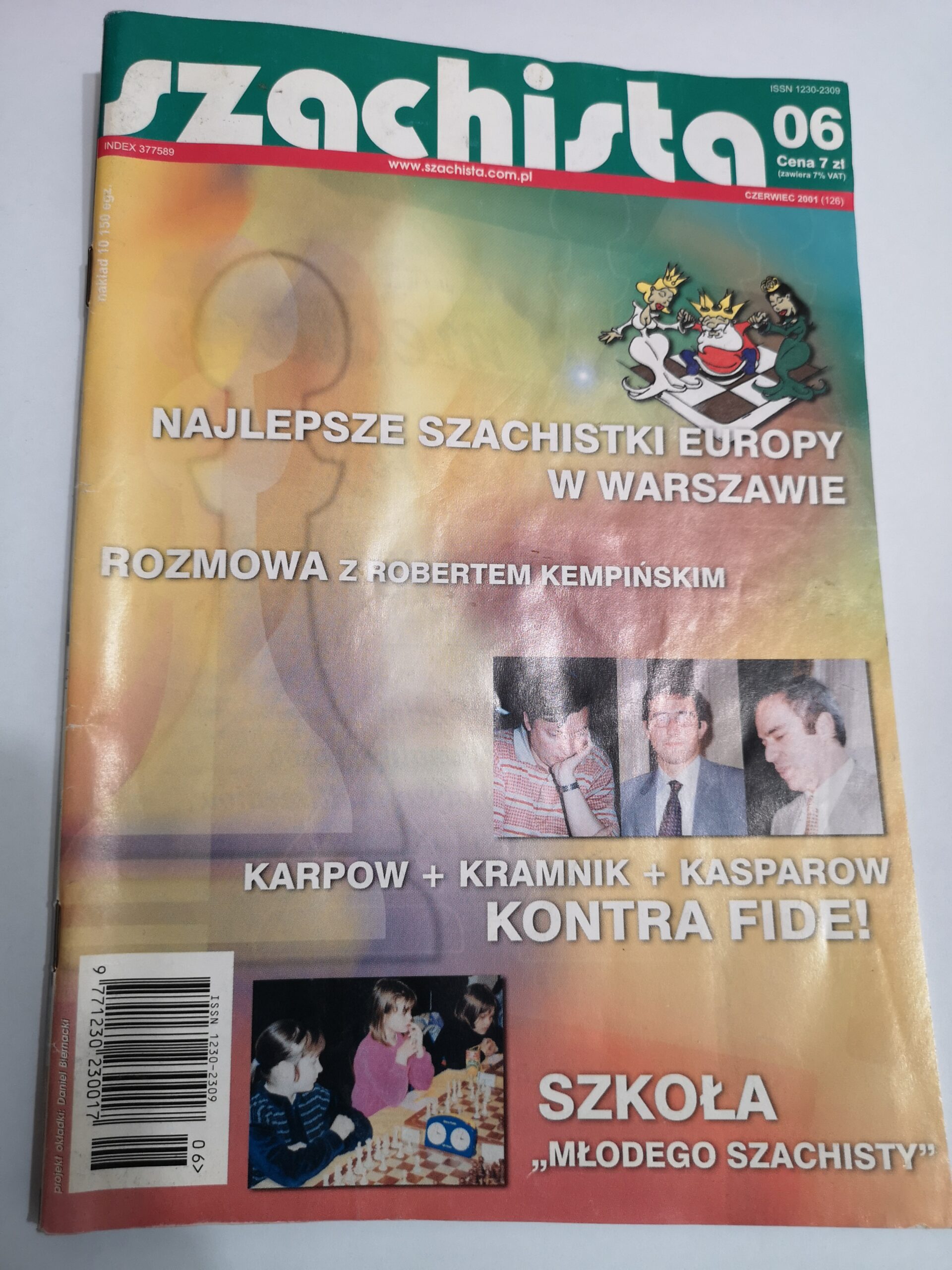 Czasopismo Szachista czerwiec 2001