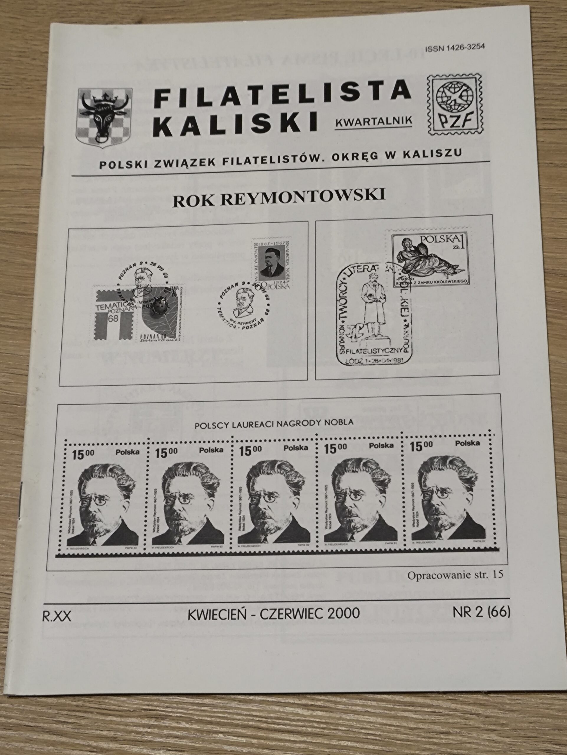 1252# Filatelista KALISKI kwiecień – czerwiec 2000